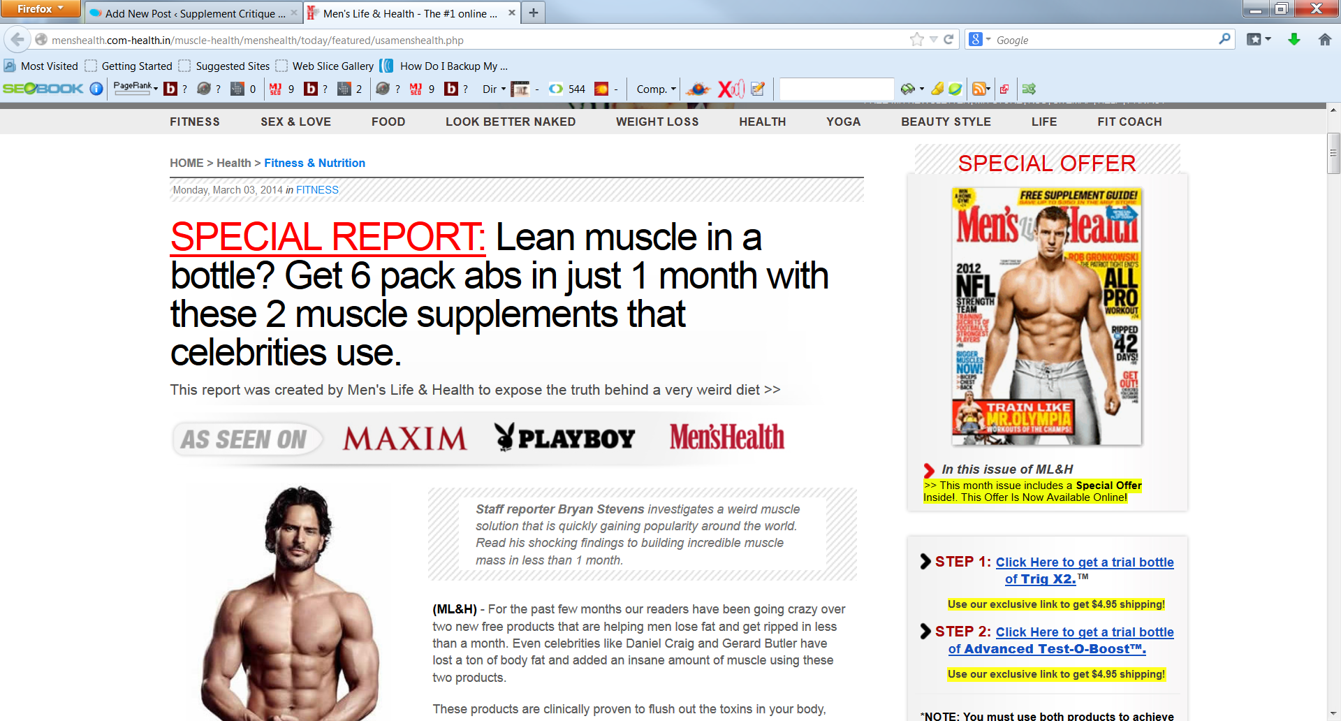 fake mens health article