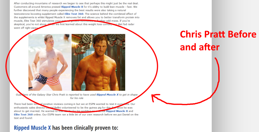 chris pratt elite test