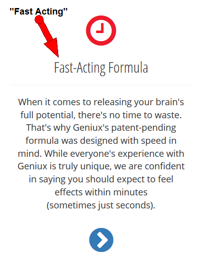 how long does geniux take to work