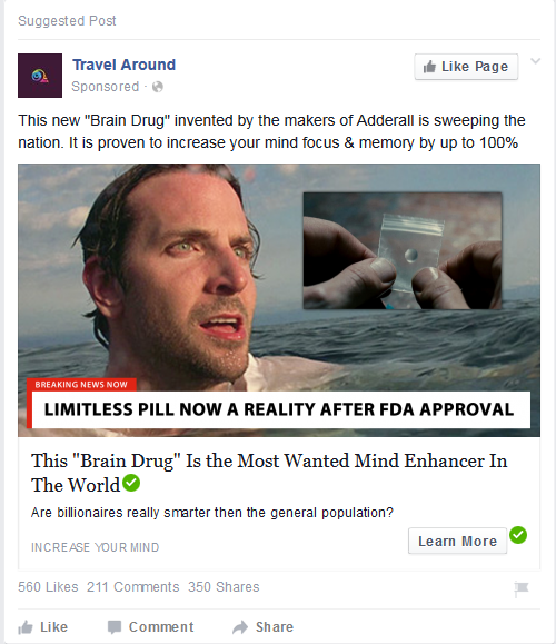 accelerin facebook ad