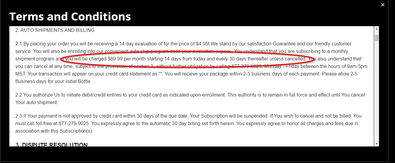 Megadrox Terms and conditions