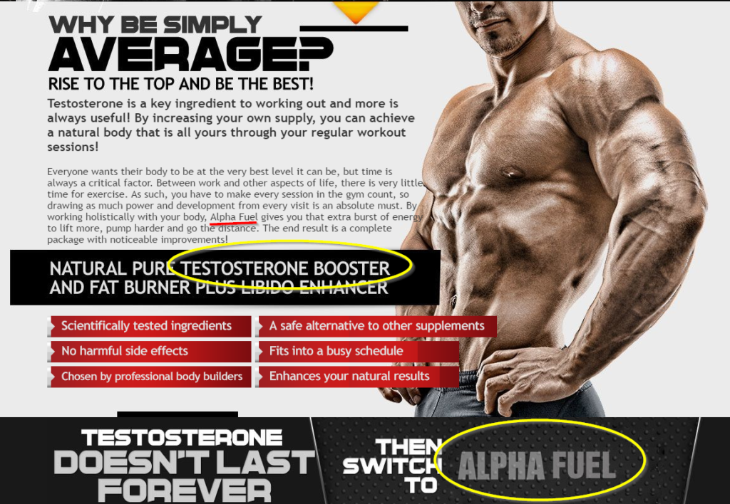 Alpha Tren Alpha Fuel Testosterone Booster Image