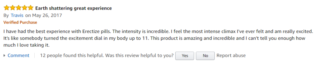 Erectize 5 star review