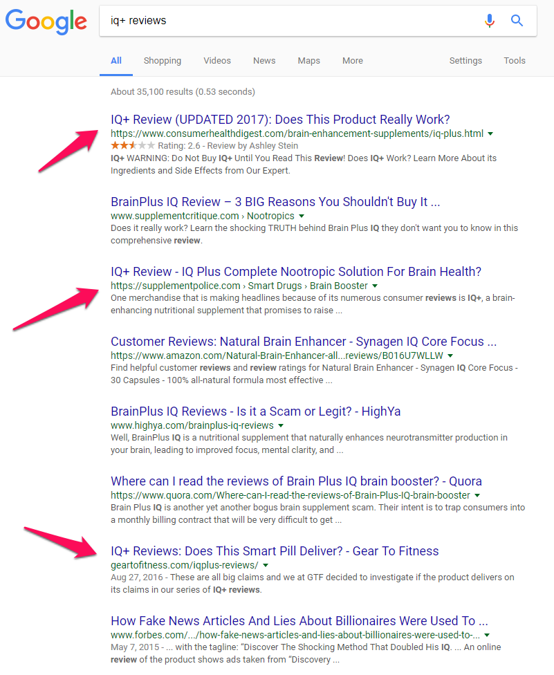 iq+ reviews on google