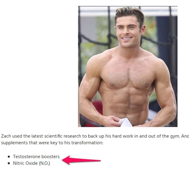 No, Zac Efron Did NOT Use Those Supplements